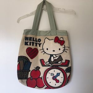 Hello Kitty Sanrio Canvas Tote Bag
